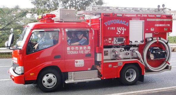 豊中市消防局小型水槽付ポンプ車