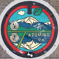 安曇野市マンホール