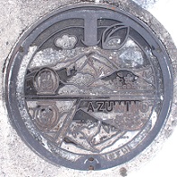 安曇野市マンホール